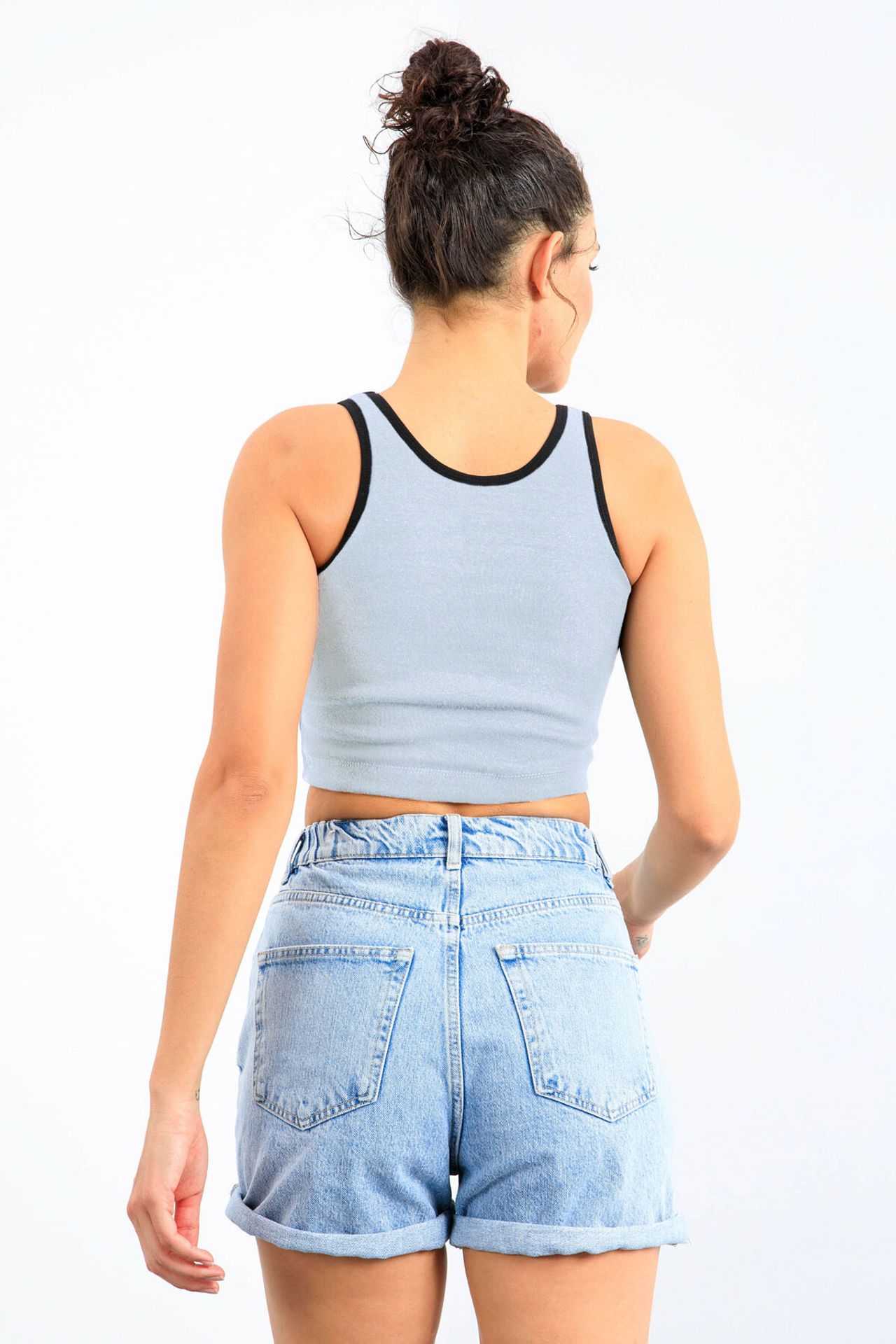 TOMMY Ribbed Sleeveless Crop Top 3