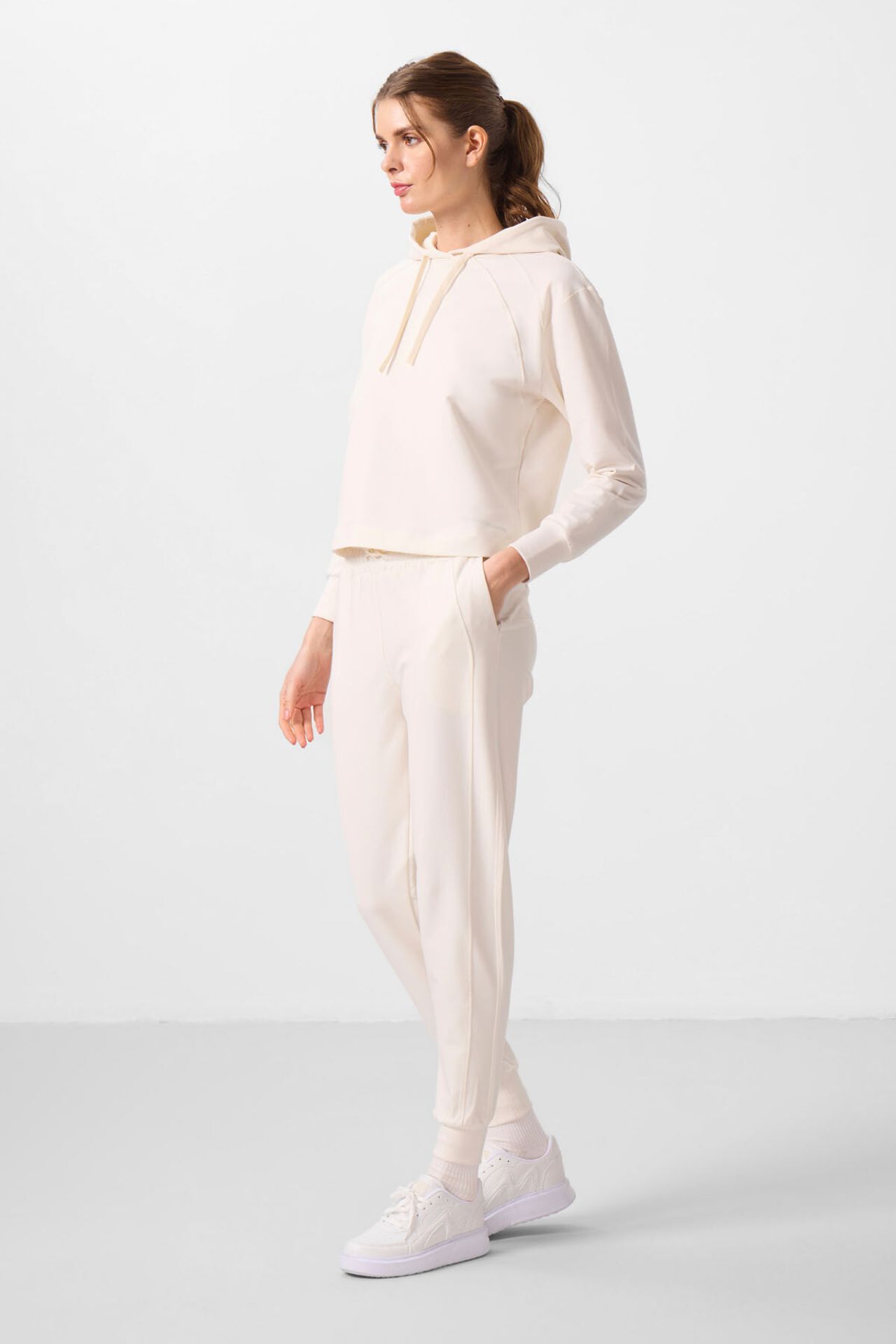 TOMMY Oversized Hooded Sweatshirt And Pants Set 5