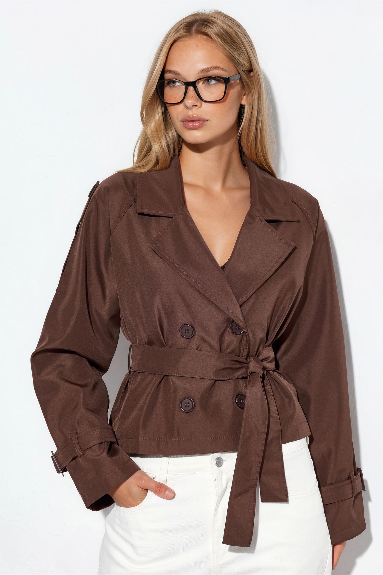 BDART Short Belted Trench Coat 2