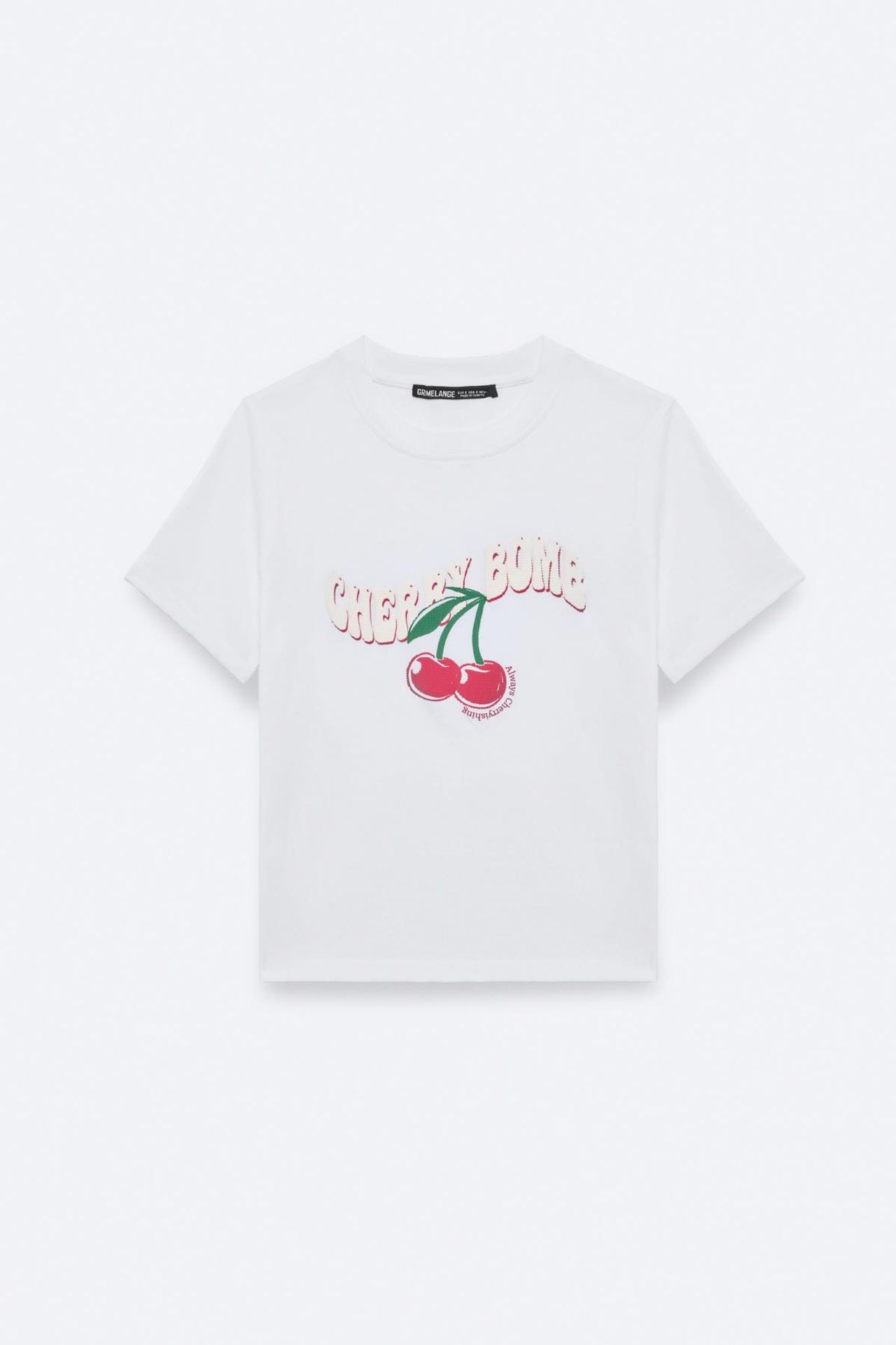 GRIMELANGE Oversized Printed Crew Neck T-Shirt 1