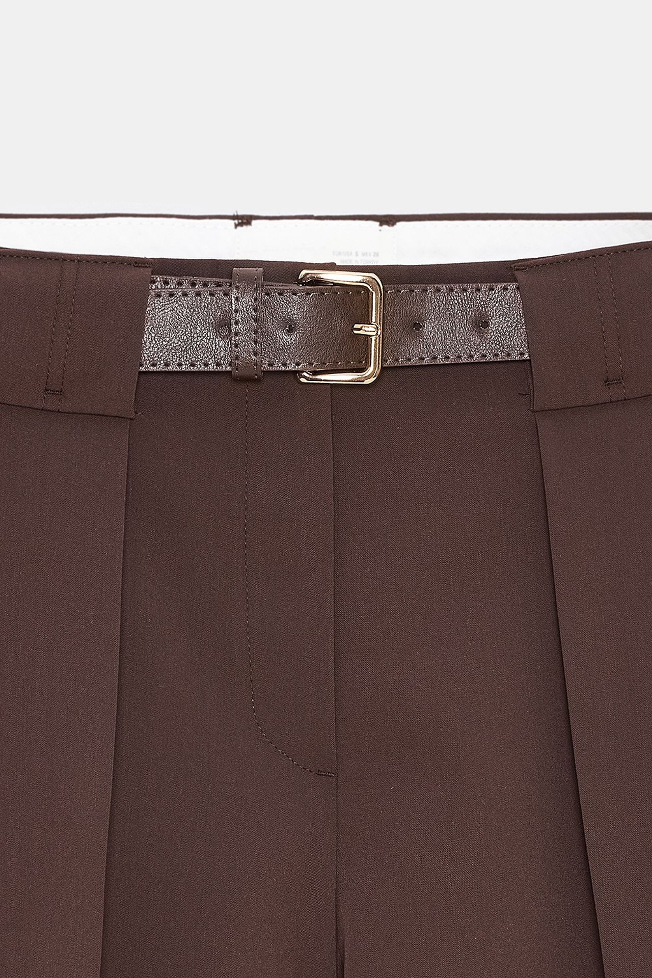 DILVIN Women’s High-Waist Pleated Tailored Shorts