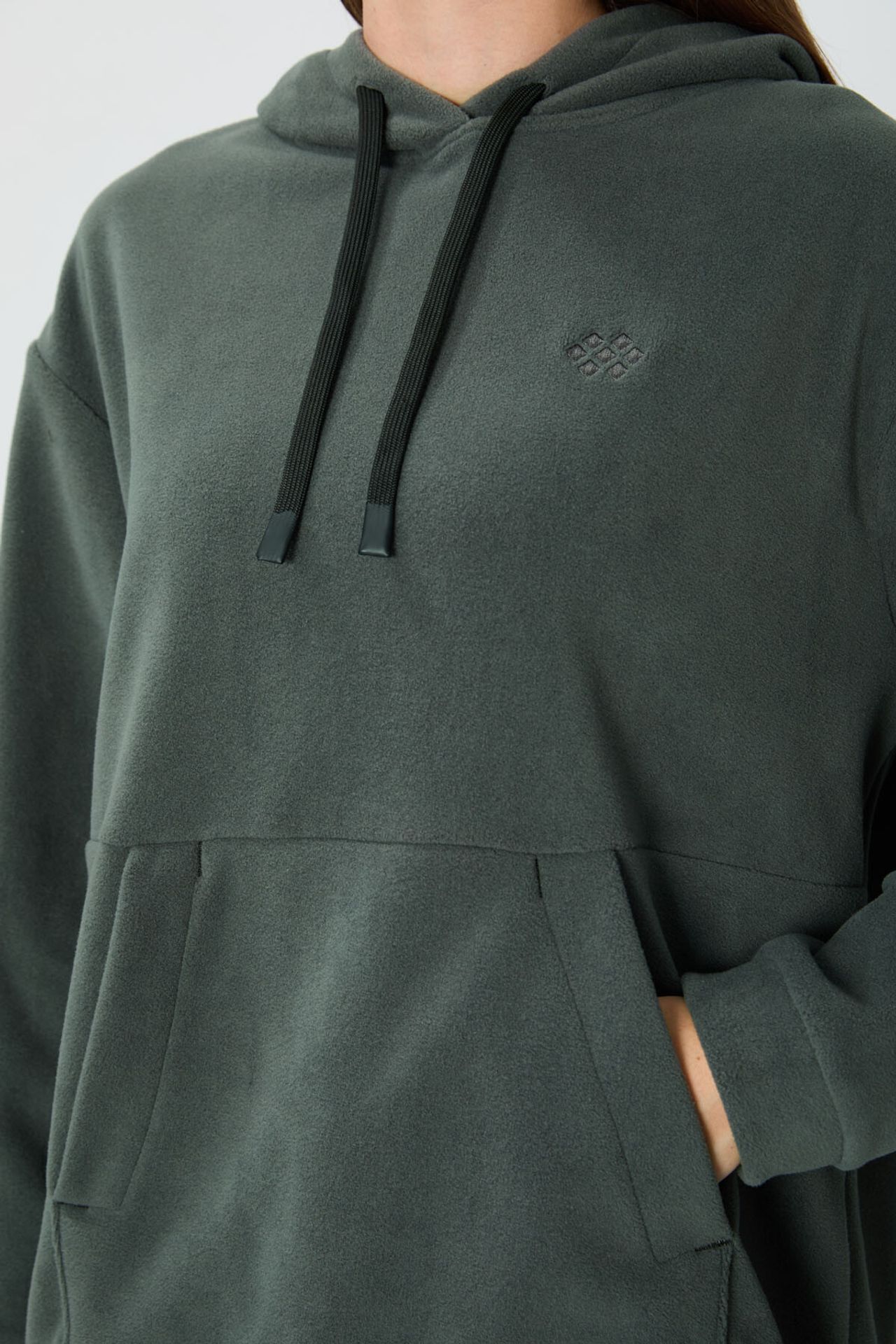 TOMMY Oversized Hooded Plush Sweatshirt 6