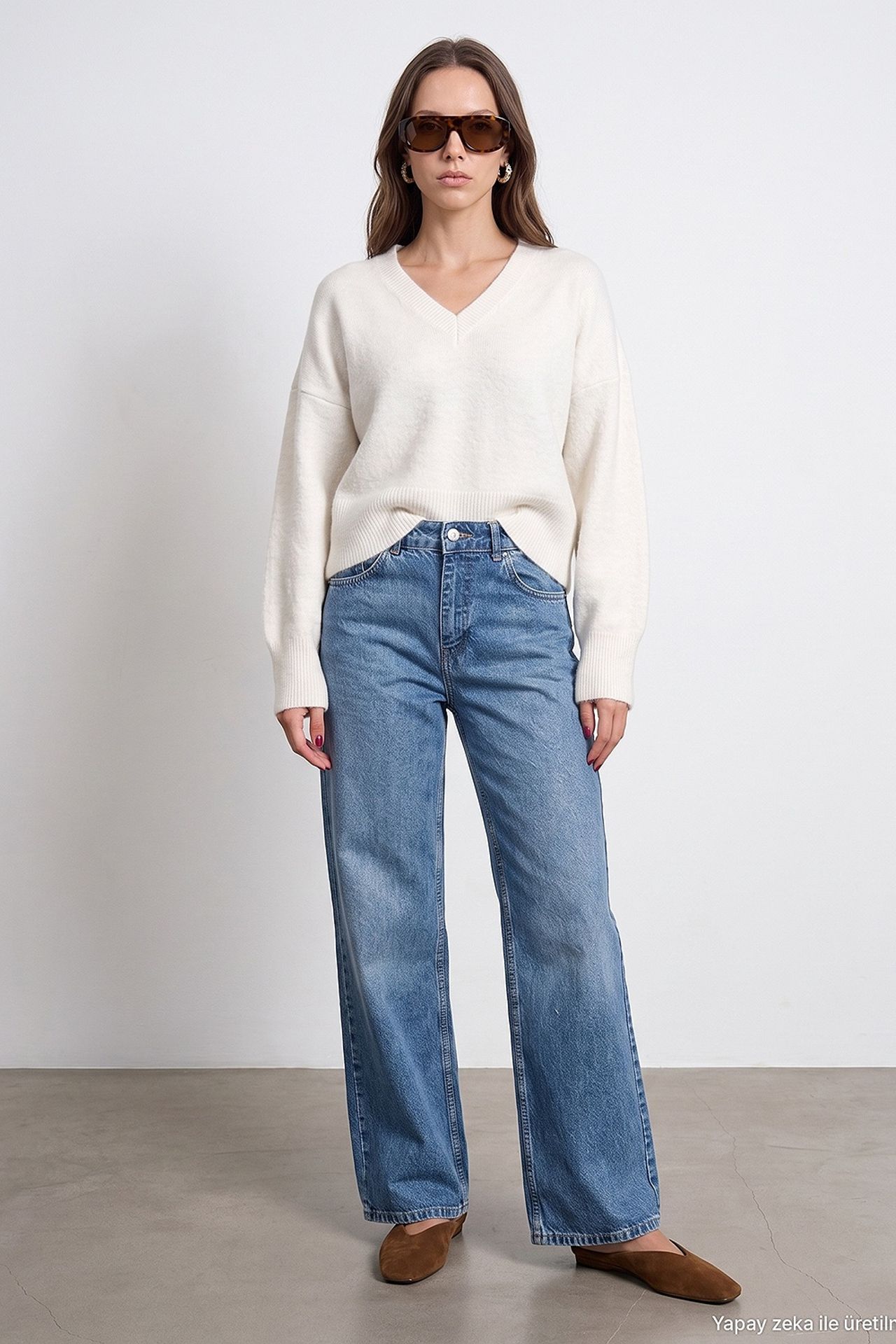 DILVIN Women's Straight-Leg Jeans 1