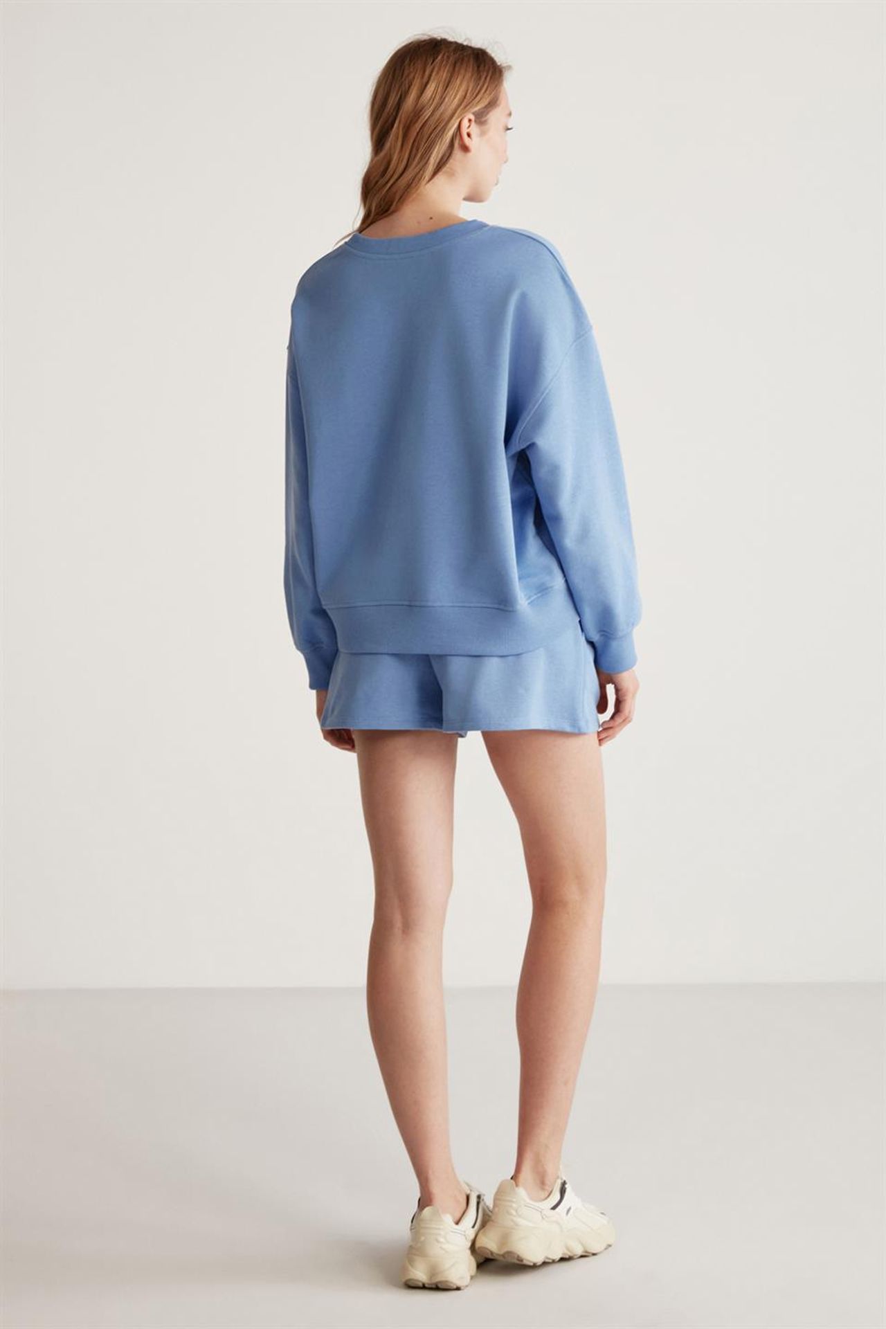 GRIMELANGE Geniş Kalıplı Bisiklet Yaka Sweatshirt 5