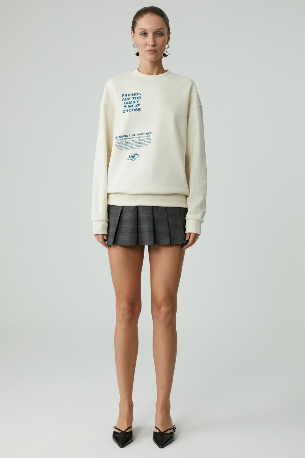 ETHIQUET Relaxed Crew Neck Sweatshirt 2