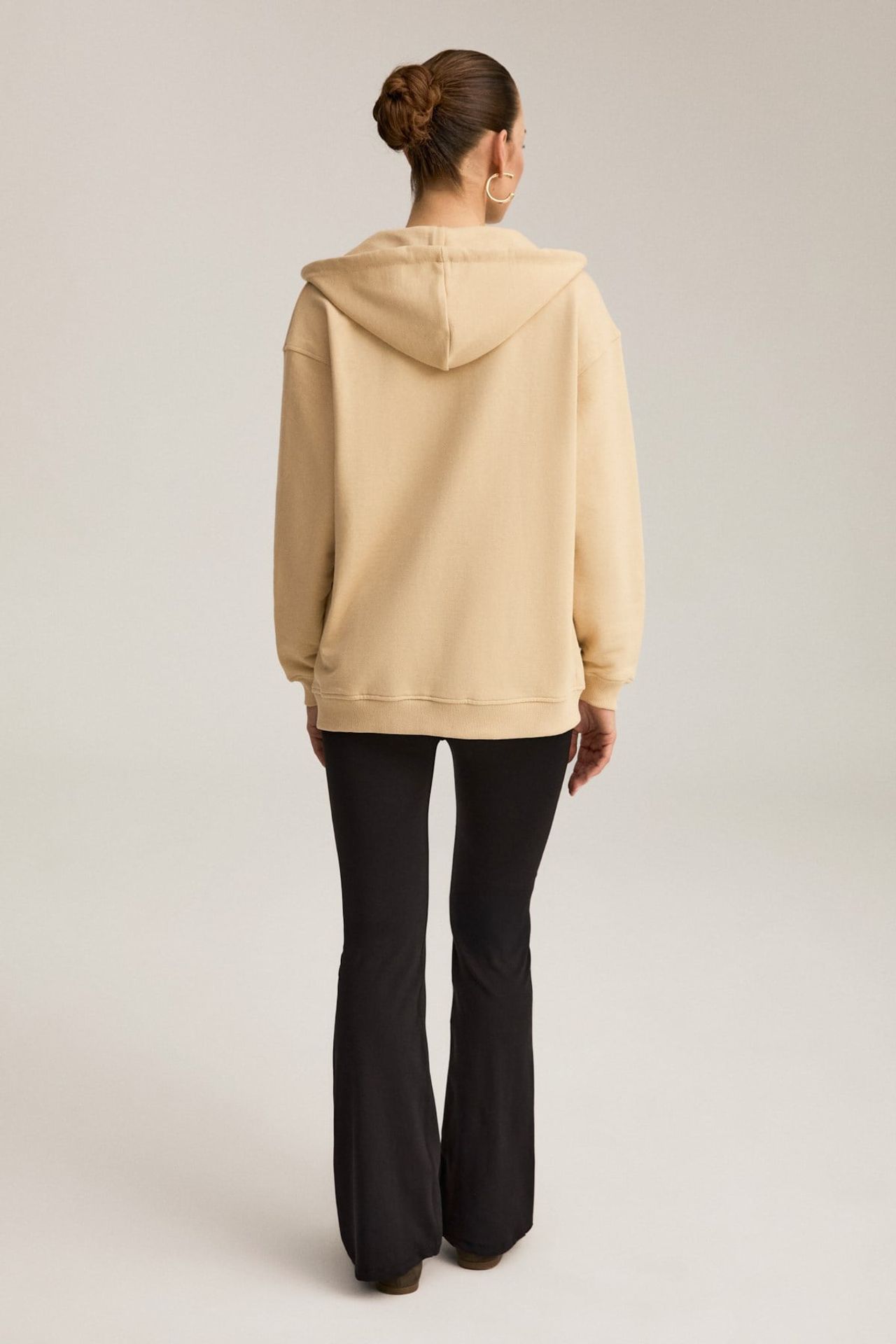 GRIMELANGE Oversized Hooded Zipper Sweatshirt 5