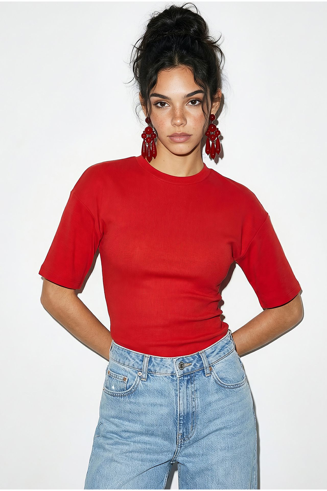 LUCCI Regular Fit Crew Neck T-Shirt 1