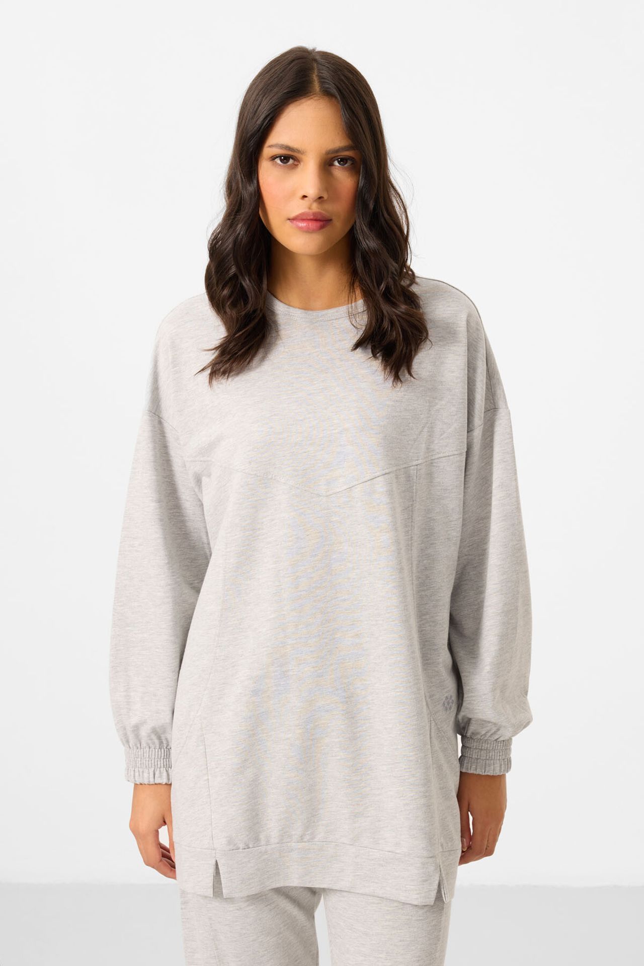 TOMMY Oversized Fleece Sweatshirt And Pants Set 2