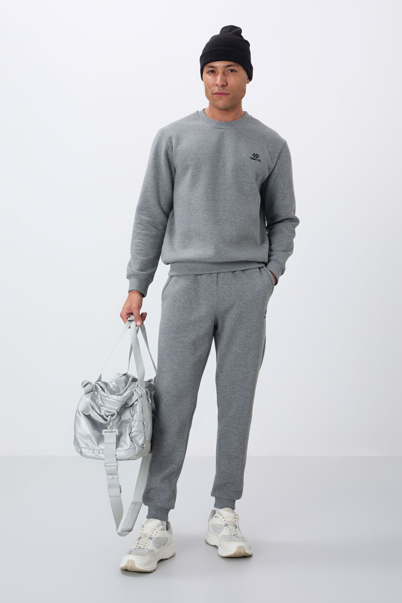 TOMMY Men's Fleece Sweatshirt And Pants Set 4
