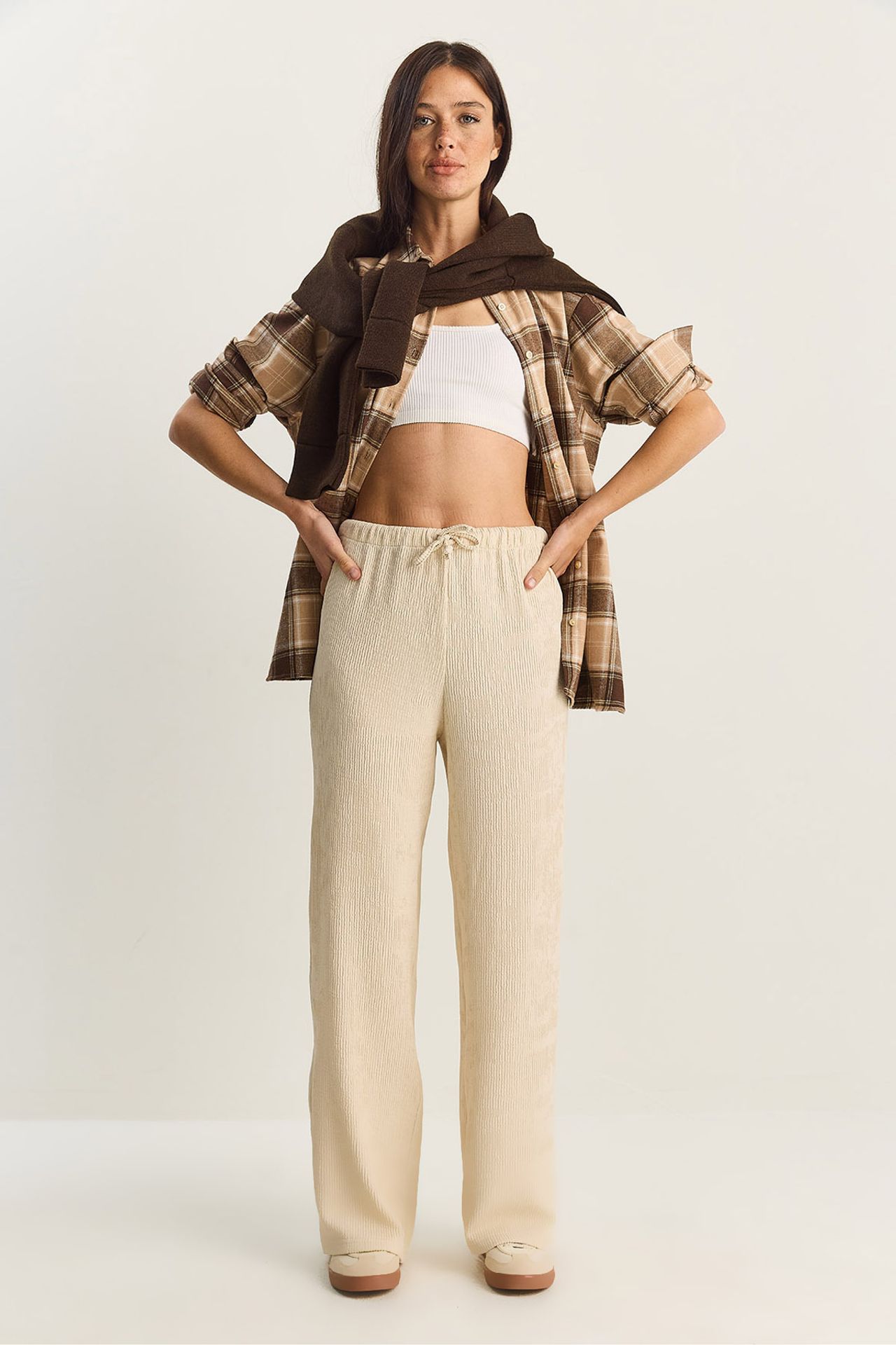 LUCCI High Waist Wide Leg Pants 2