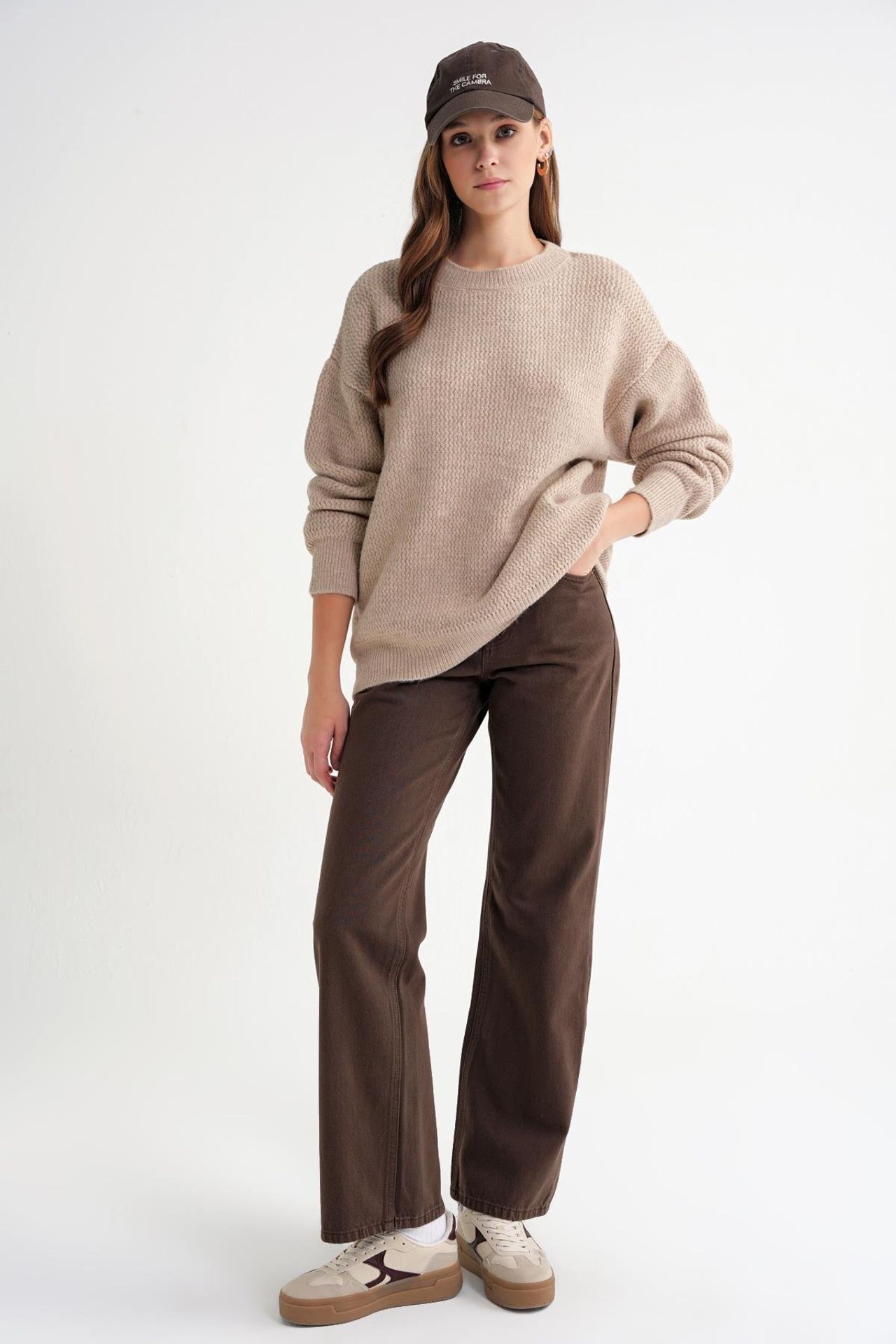 Mixray Long Sleeve Ribbed Knit Sweater 2