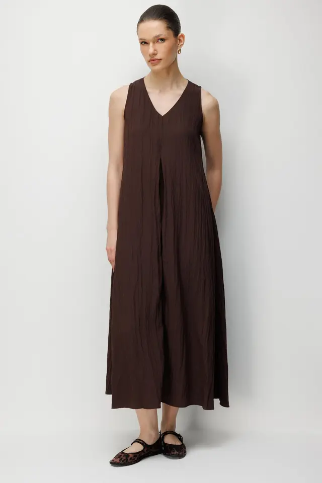 Mixray V-Neck Maxi Dress