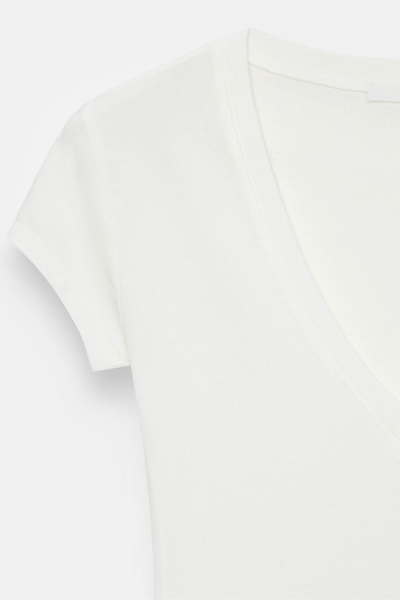 DILVIN Slim Fit V-Neck Jersey Blouse 7