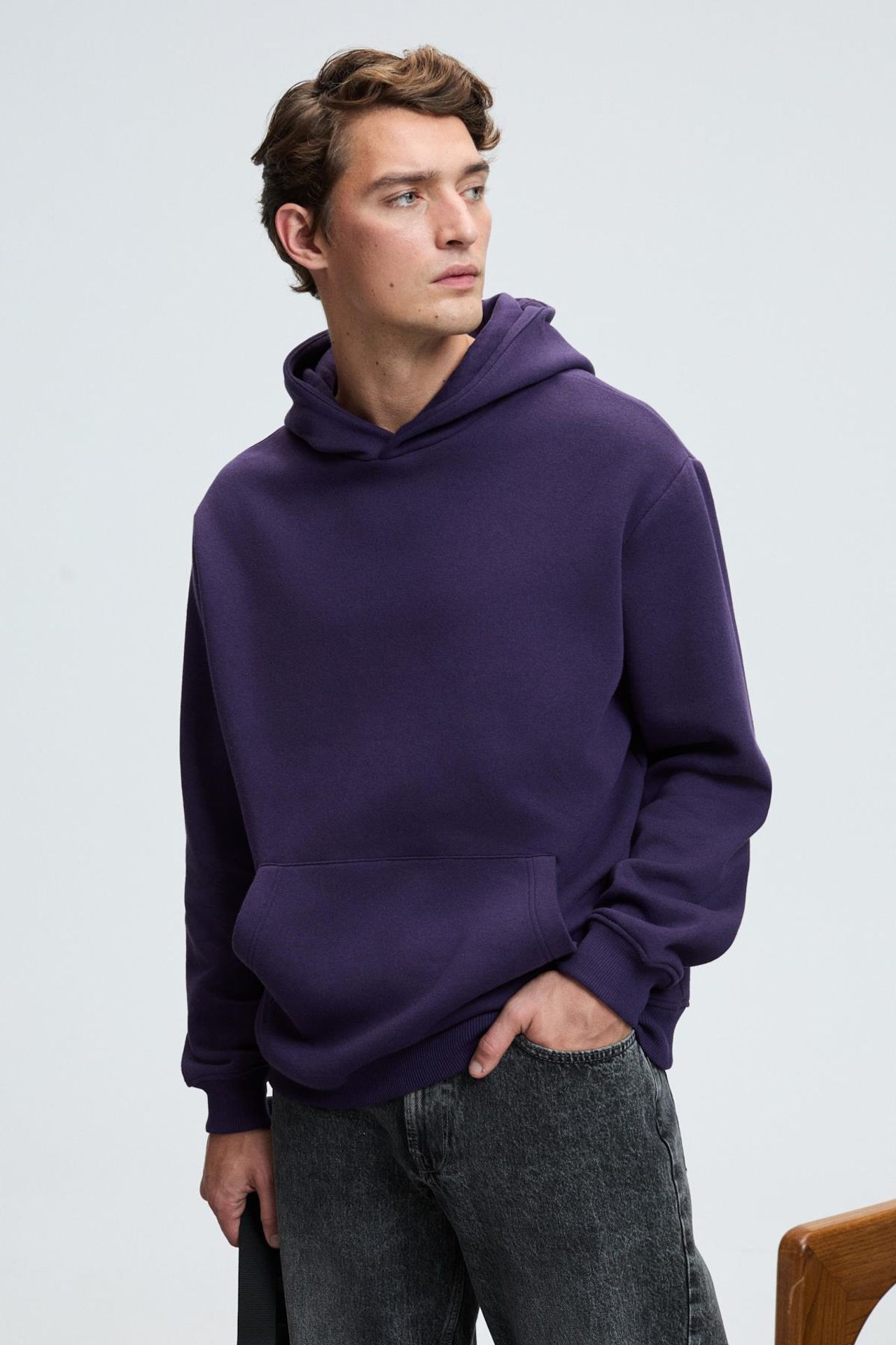 GRIMELANGE Geniş Kesimli Kapüşonlu Cepli Sweatshirt 4