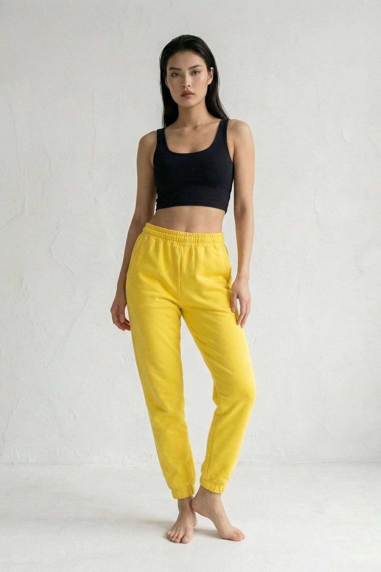 MY FASHION Elastic Waist Jogger Sweatpants 5