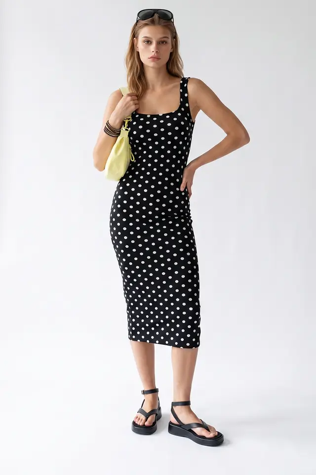 MIXRAY Cotton Maxi Dress