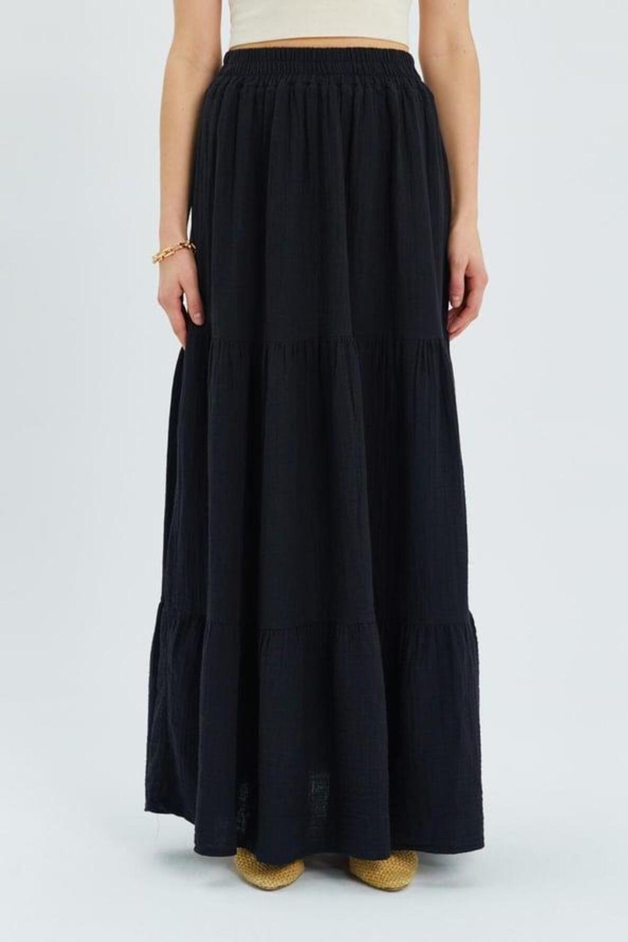 Mixray Maxi Cotton Skirt 4