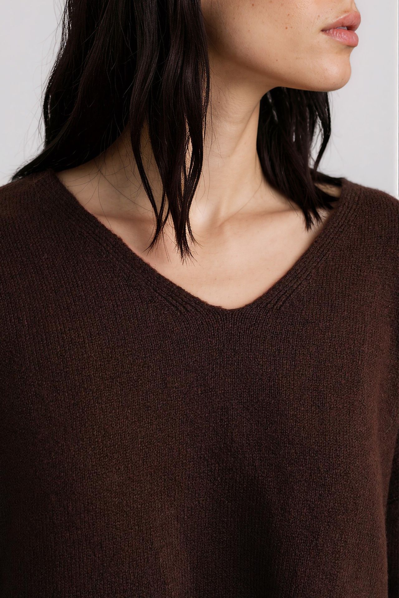 Mixray V-neck Knitwear Sweater & Skirt Co-ord Set 3