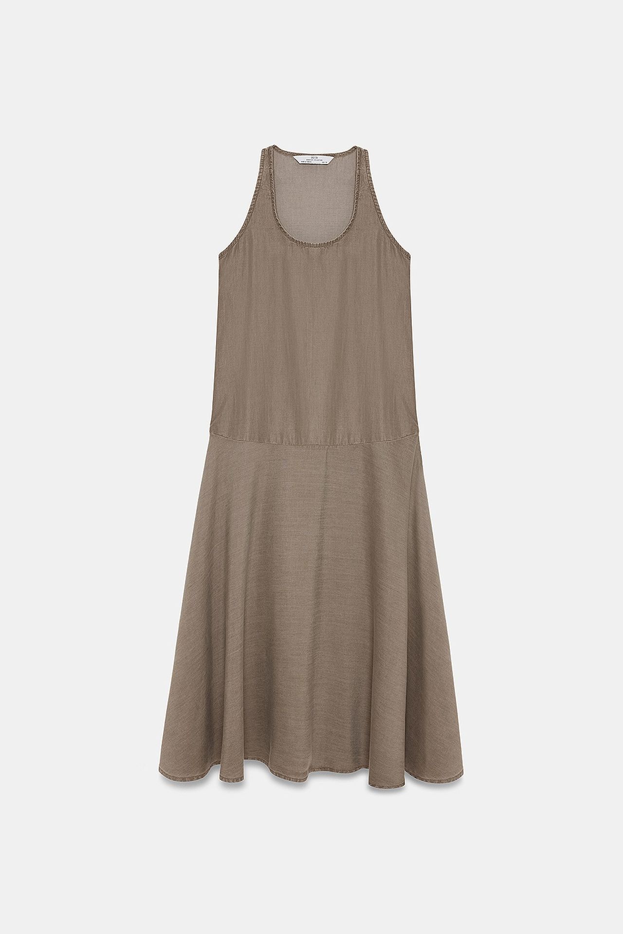 DILVIN Sleeveless Straight Maxi Dress 4