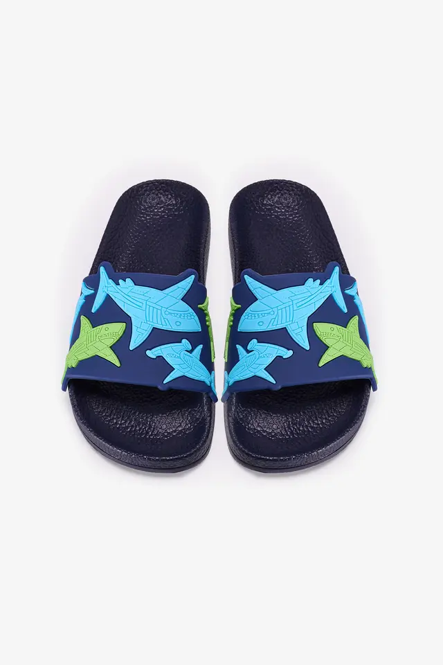 PENTI Boys' Shark Slides