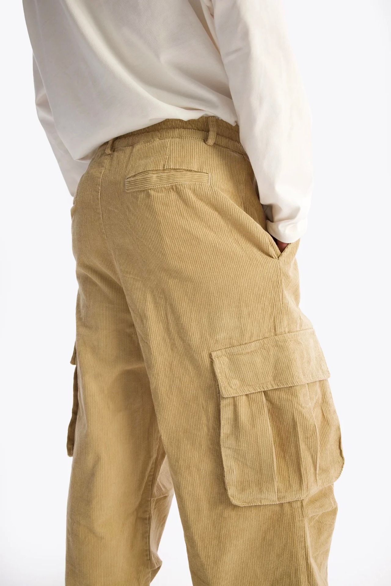 GIESTO Men's Cotton Gabardine Wide-Leg Pants 6