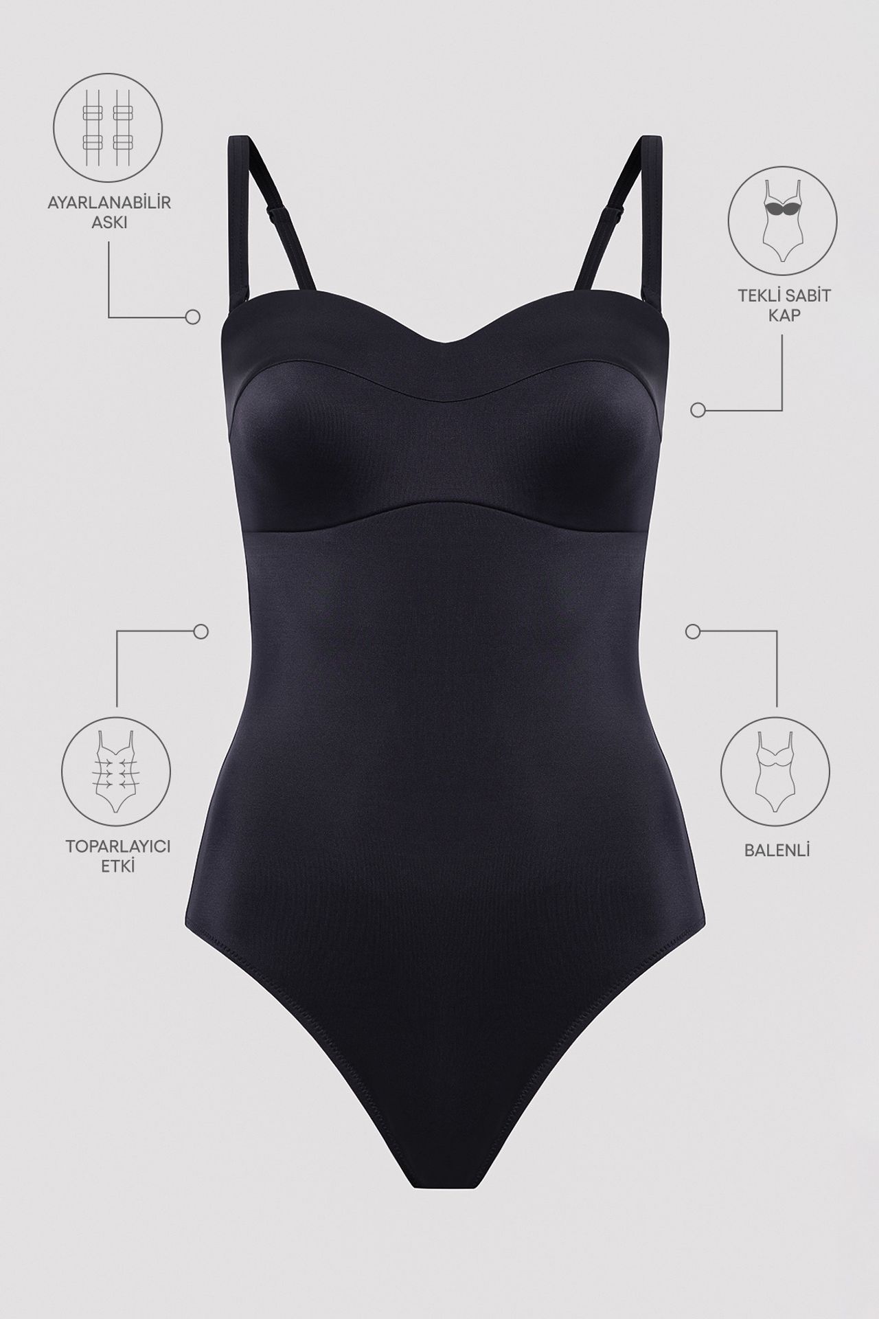 PENTI Basic New Lotus Corset Swimsuit 5