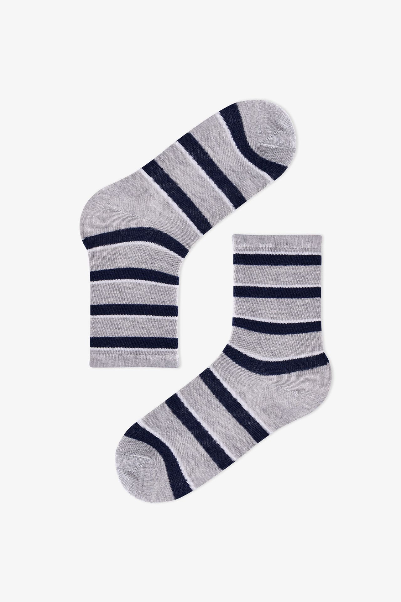 PENTI Boys' Teddy Bear Patterned 2-Pack Crew Socks 5