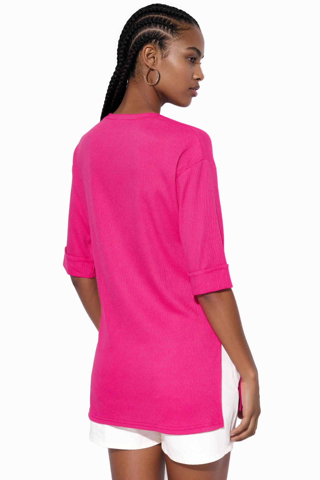 BDART Textured Crew Neck Short Sleeve T-Shirt 4