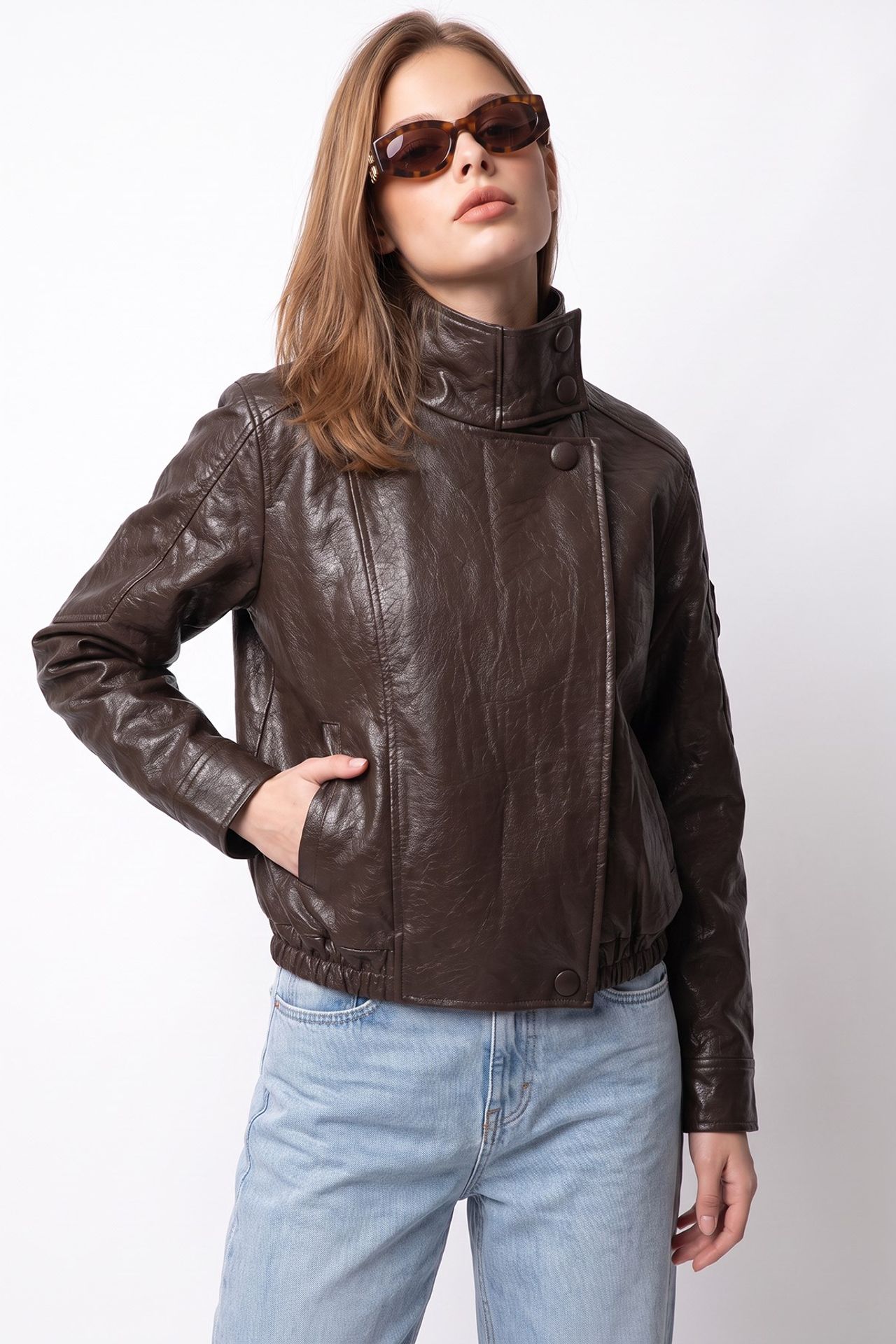 MIXRAY Kadın Klasik Blazer Ceket 3