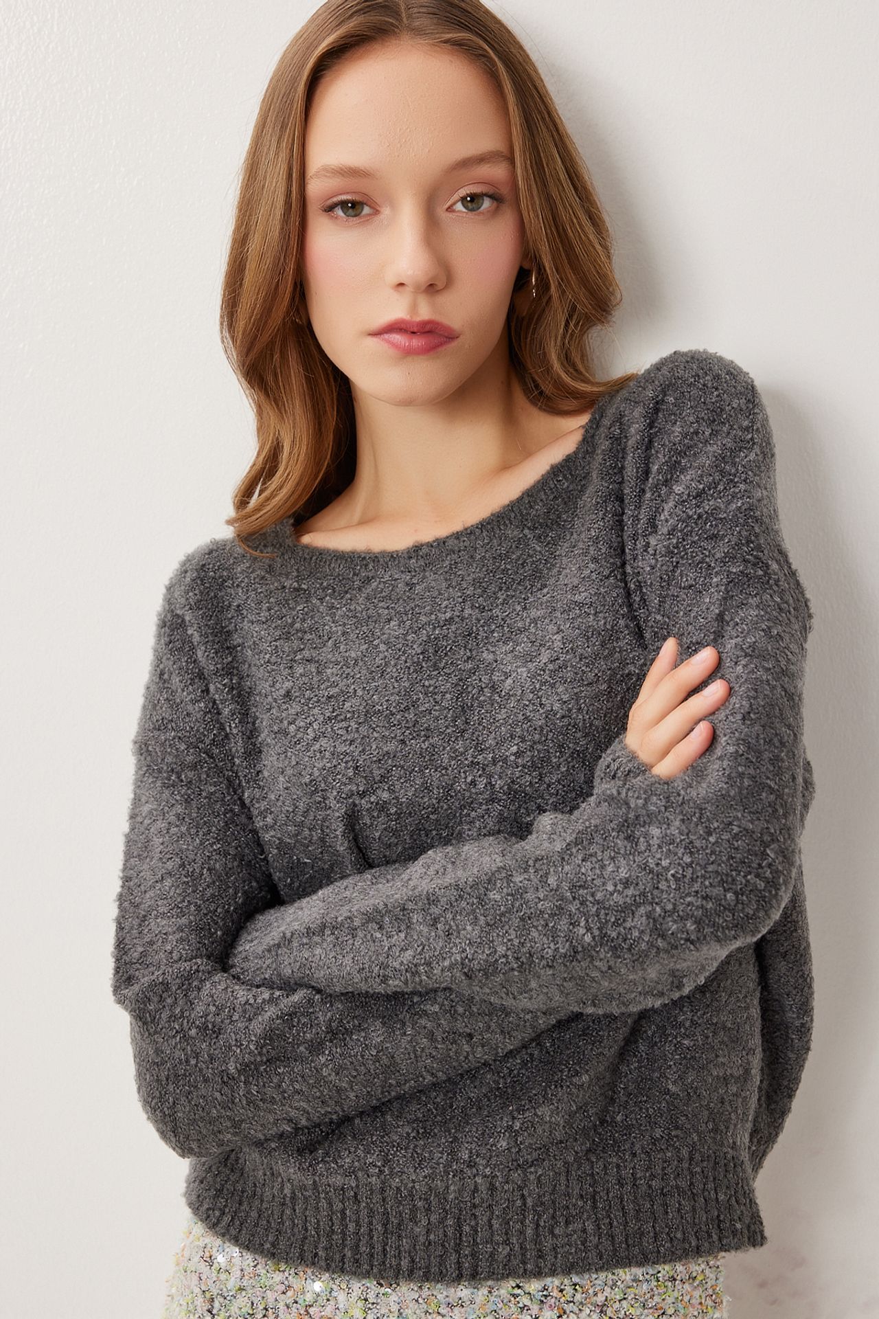 ISTANBUL Soft Textured Knit Sweater 3