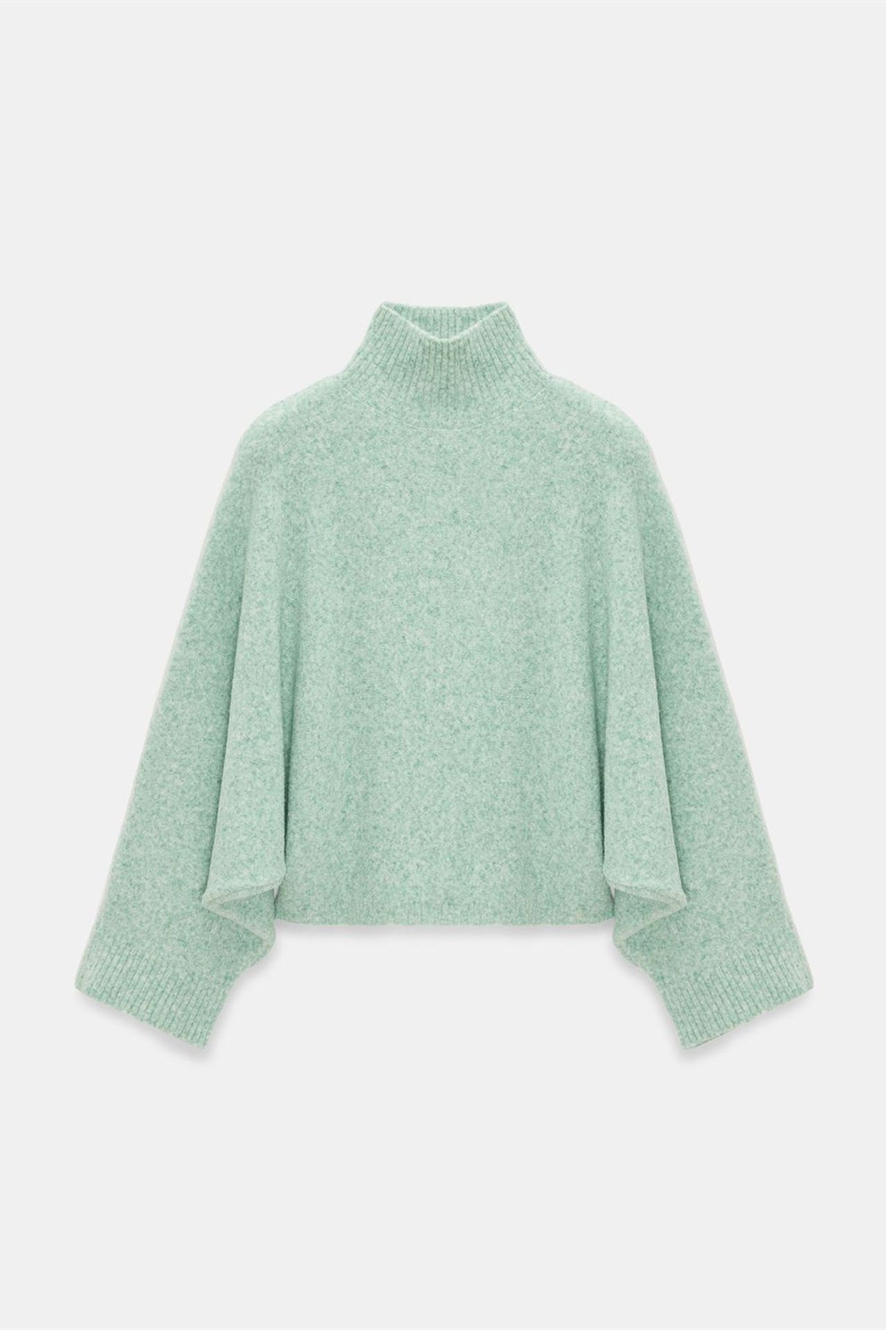 DILVIN Oversized Ribbed Turtleneck Sweater 1