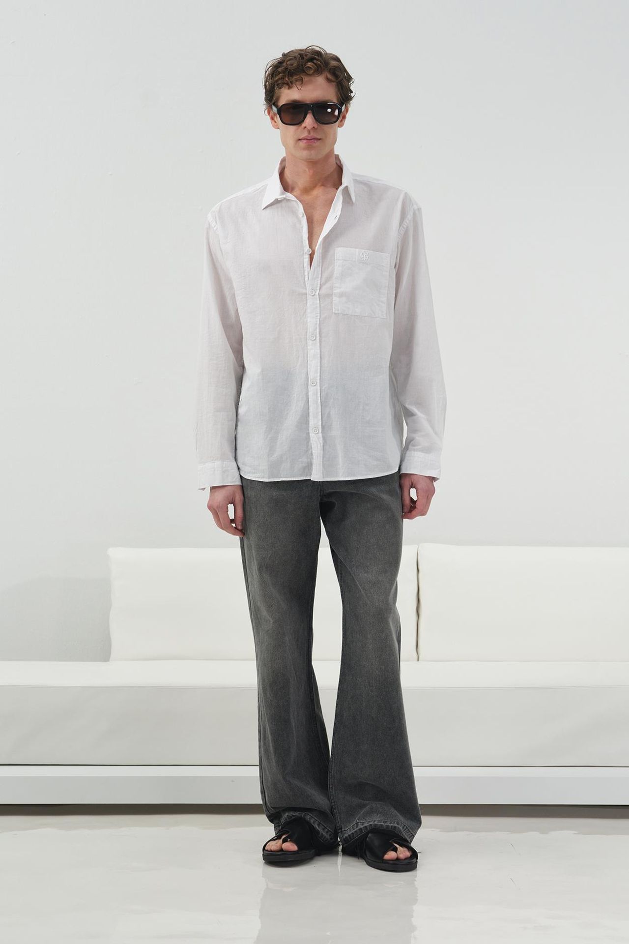 GIESTO Regular Fit Poplin Button-Up Shirt 1