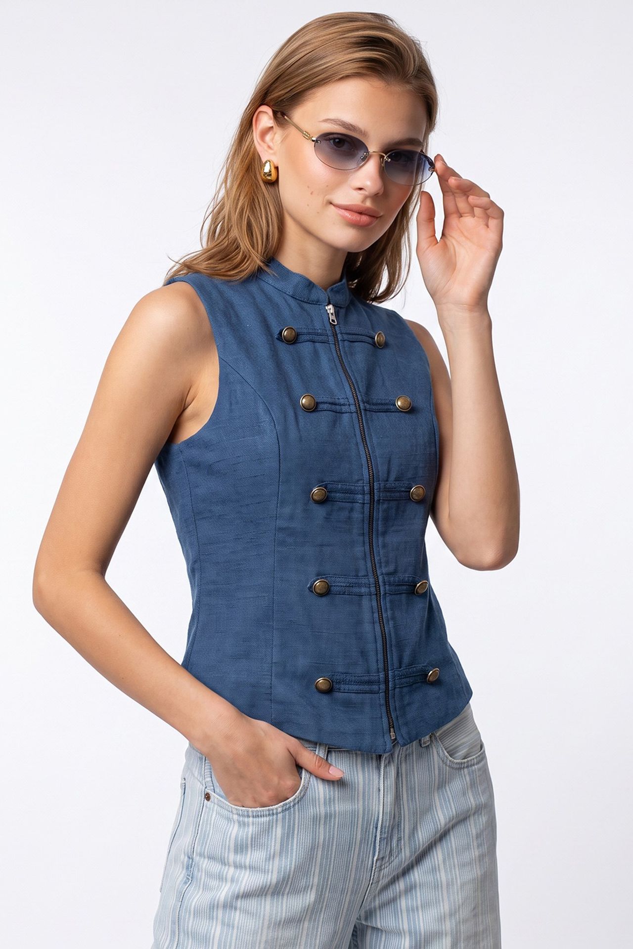 MIXRAY Cotton Waistcoat