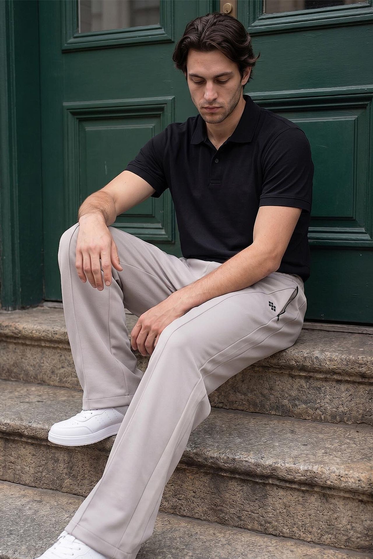 TOMMY Men's Color-Blocked Palazzo Pants 1