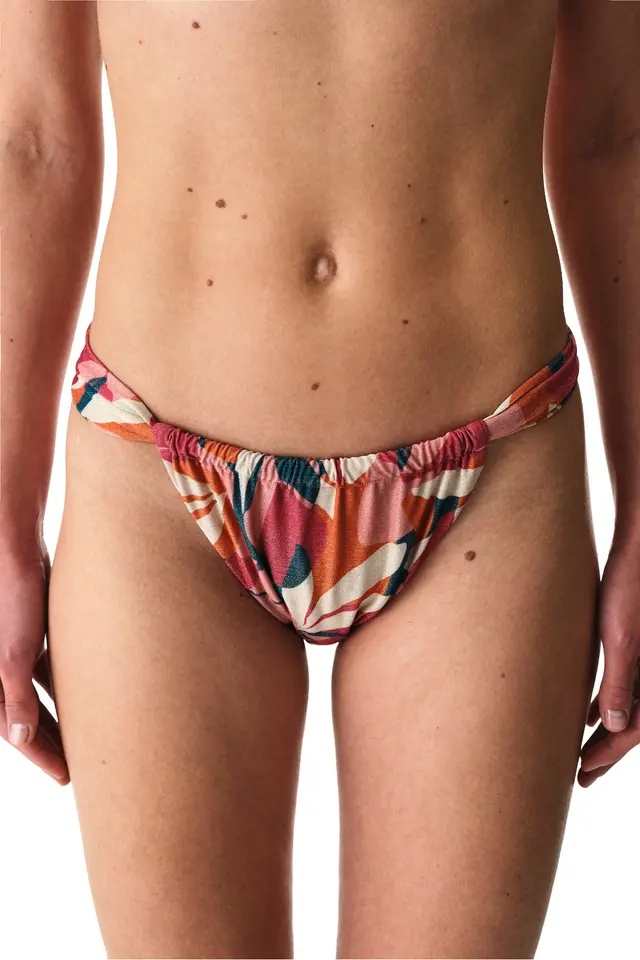 PENTI Brayana Super Shiny Mid Waist Bikini Bottom