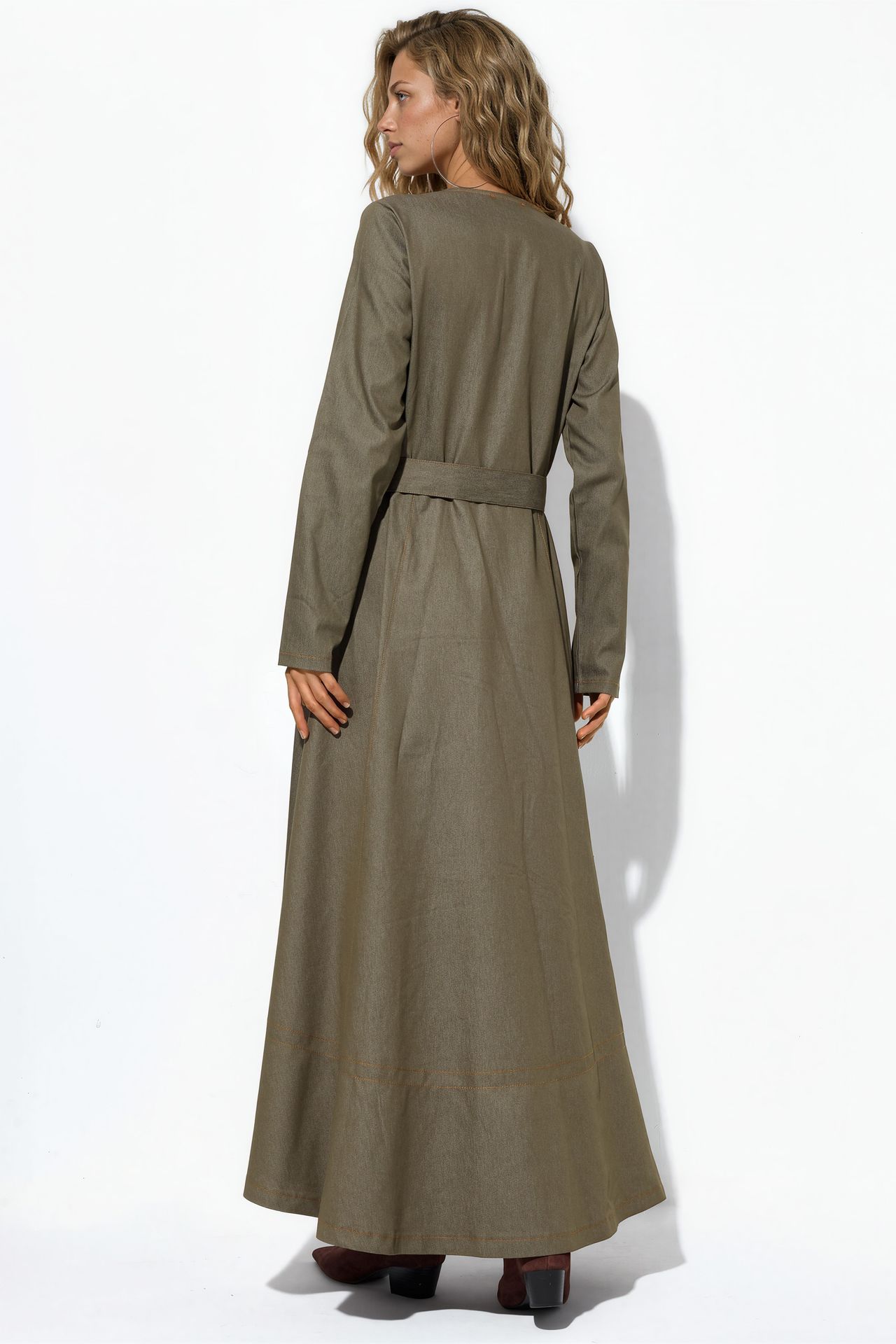 BDART Belted Denim Midi Dress