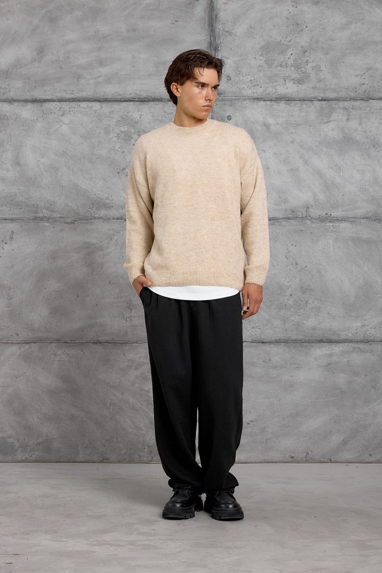 NOMARC Regular Fit Bisiklet Yaka Kazak 2