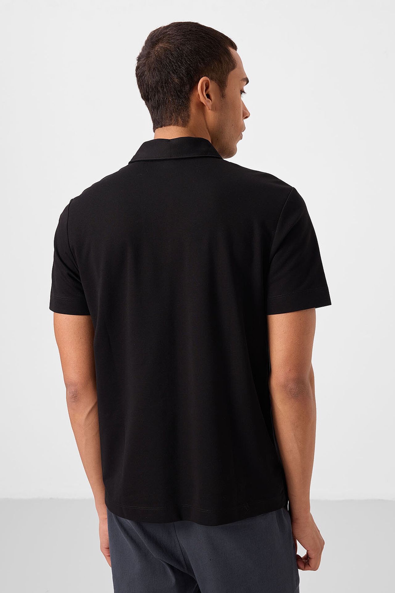 TOMMY Men's Cotton Elastane Polo T-Shirt 6