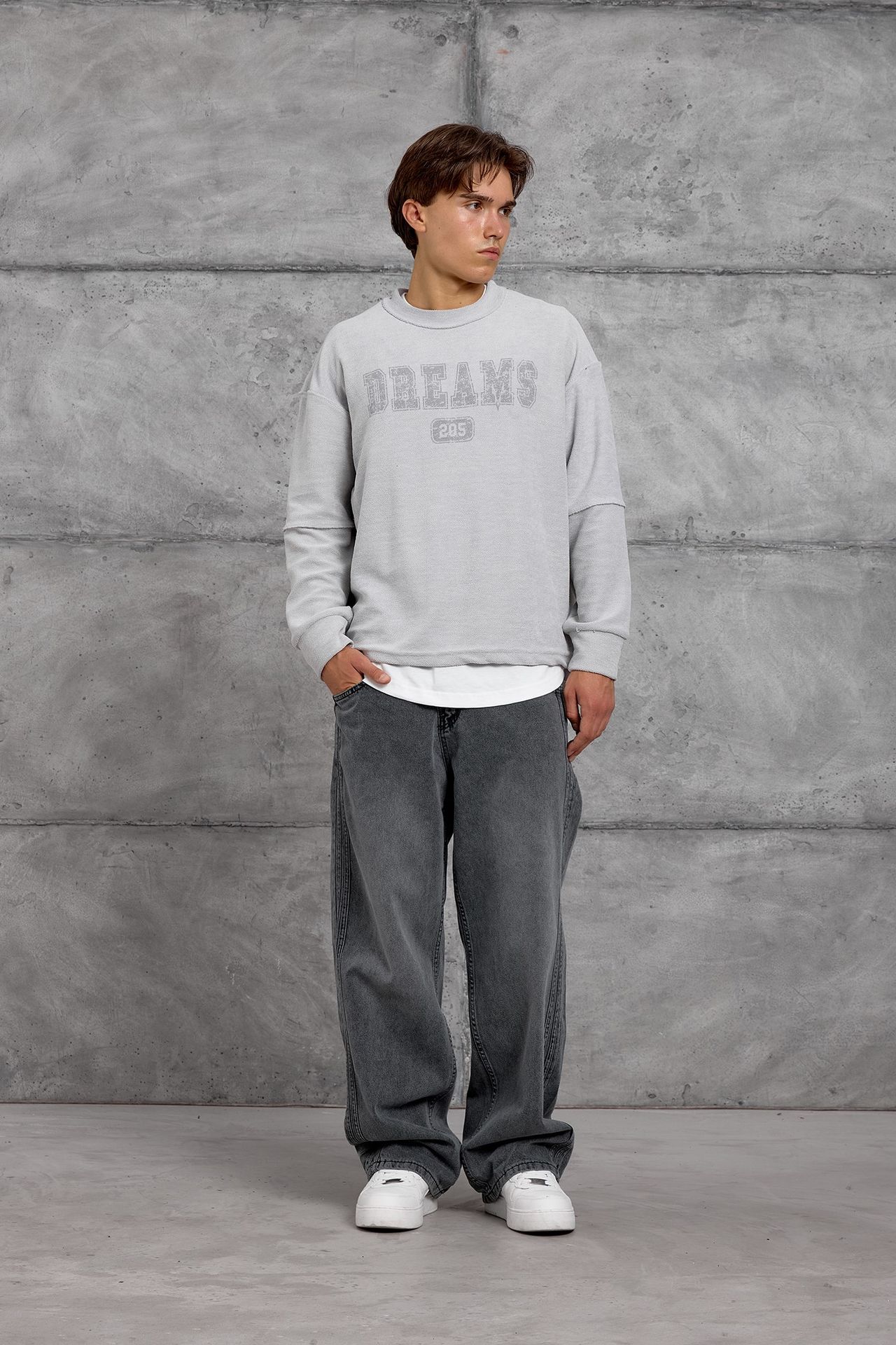 NOMARC Regular Kalıp Bisiklet Yaka Sweatshirt 5