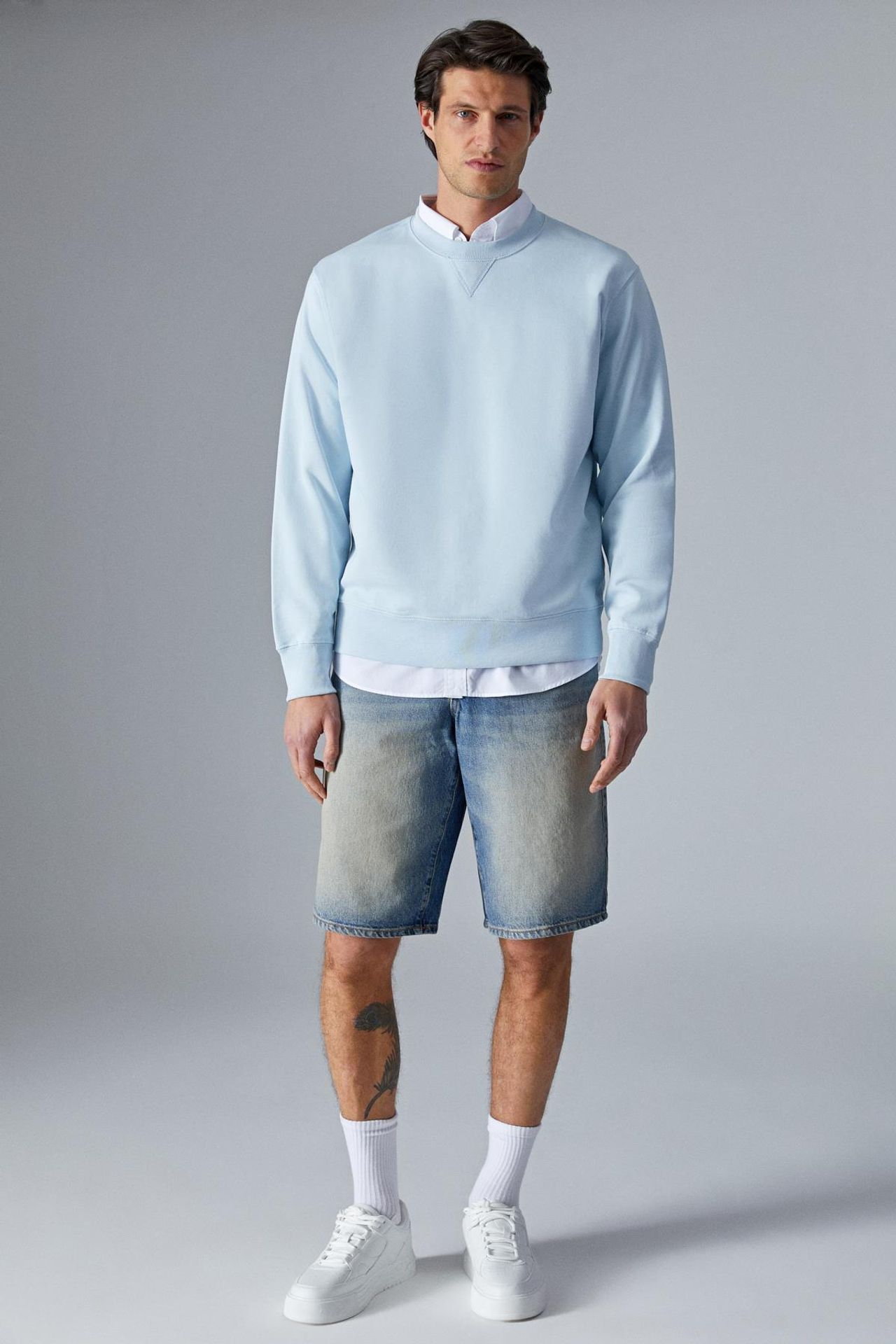GRIMELANGE Rahat Bisiklet Yaka Sweatshirt 2