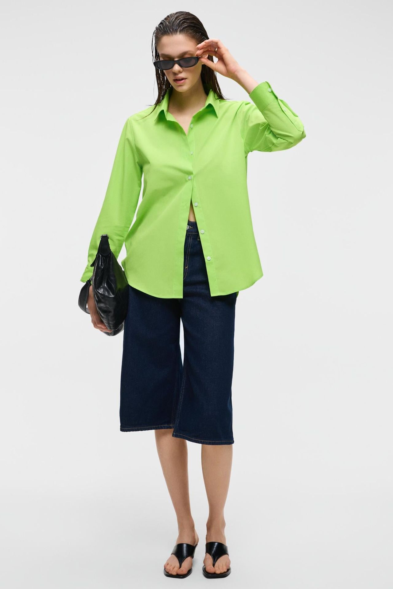 GRIMELANGE Oversized Long Sleeve Shirt 2