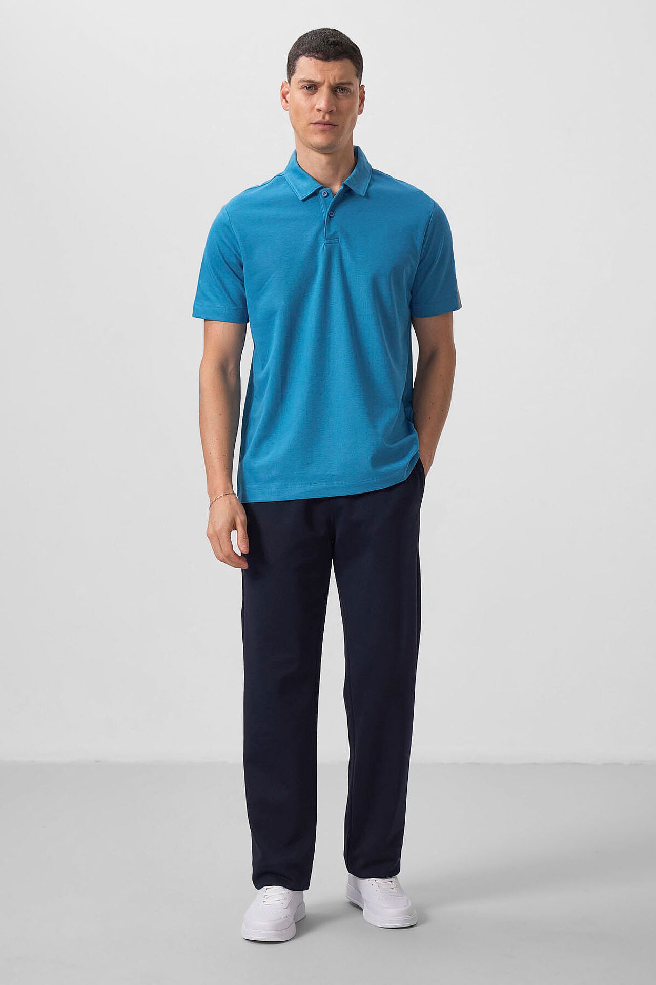 TOMMY Men's Cotton Elastane Polo T-Shirt 2