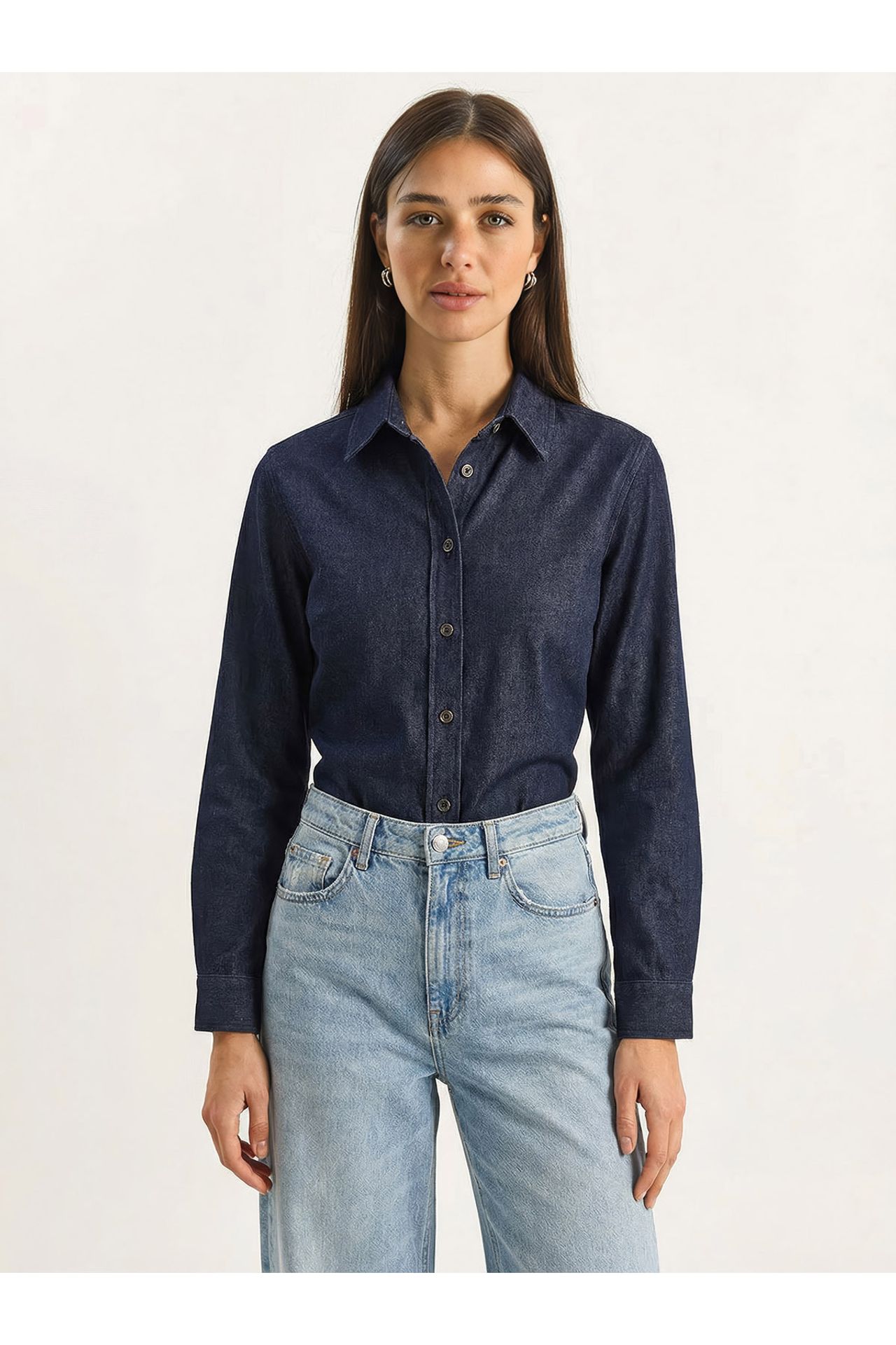 LUCCI Women's Cotton Denim Shirt 3