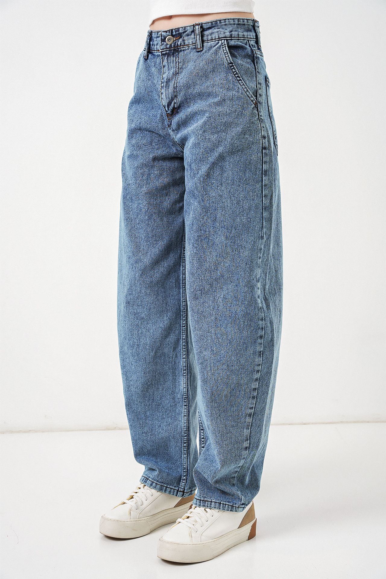 BDART Linen Blended Straight Leg Denim Jeans
