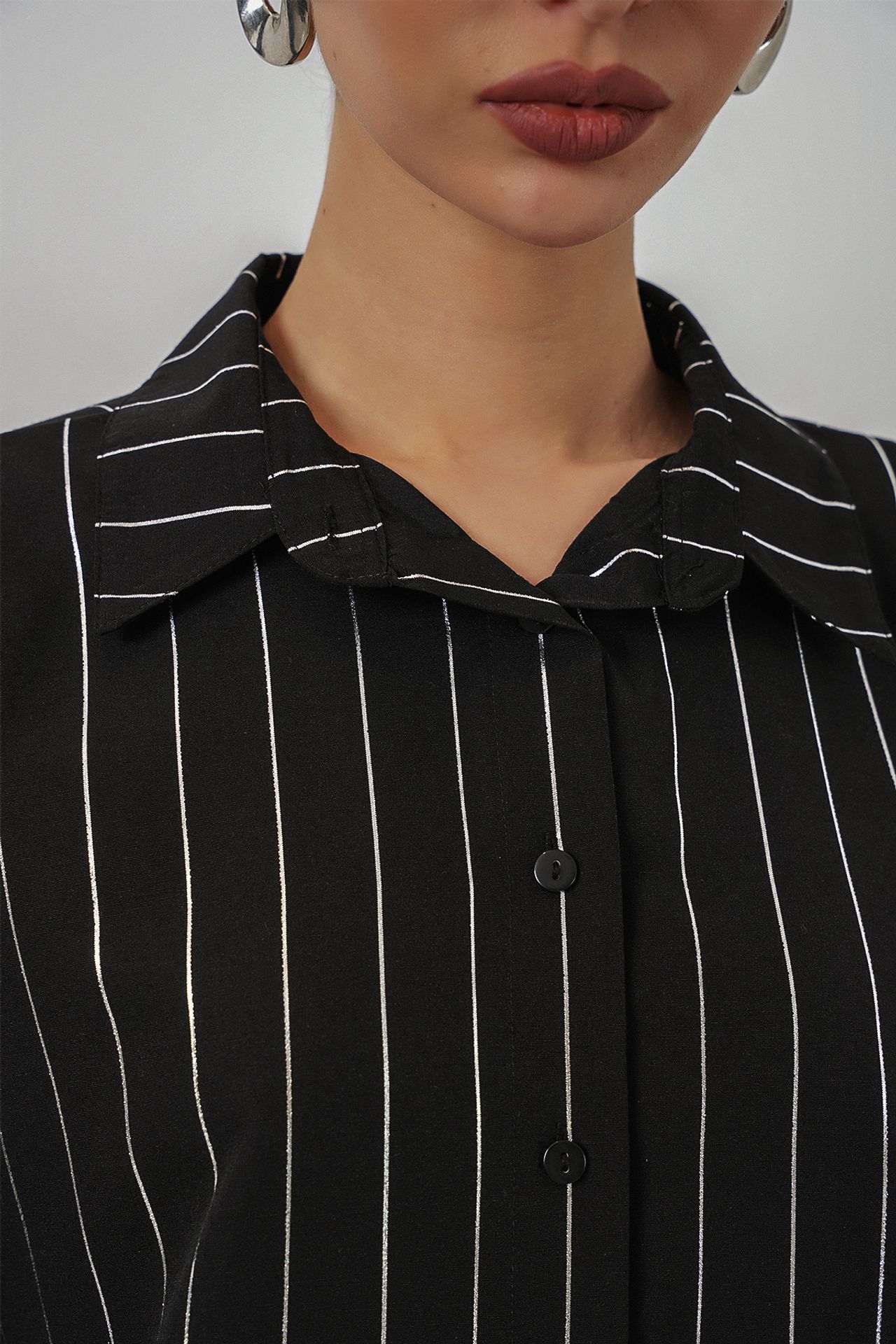 BDART Oversized Abstract Print Button-Front Shirt 4