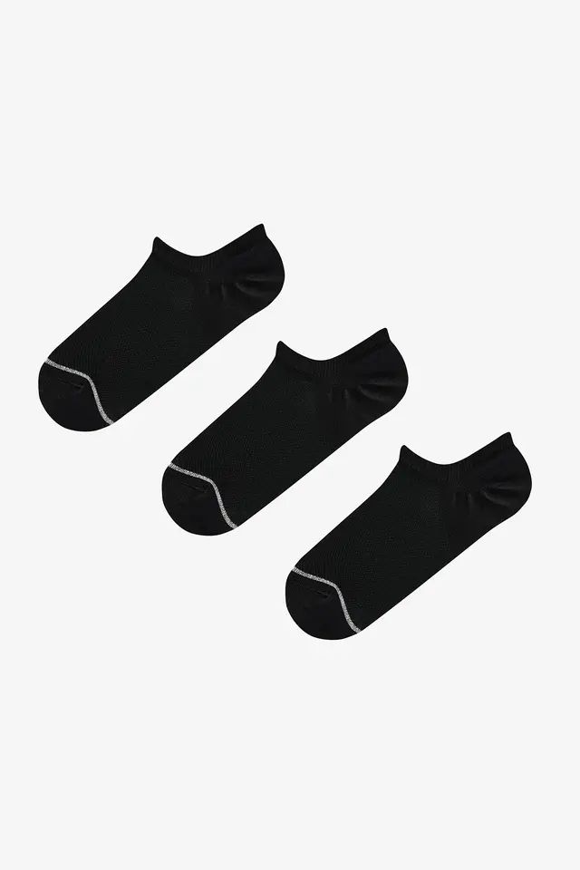 PENTI Basic Mesh Cotton Sparkly Pair Sneaker Socks