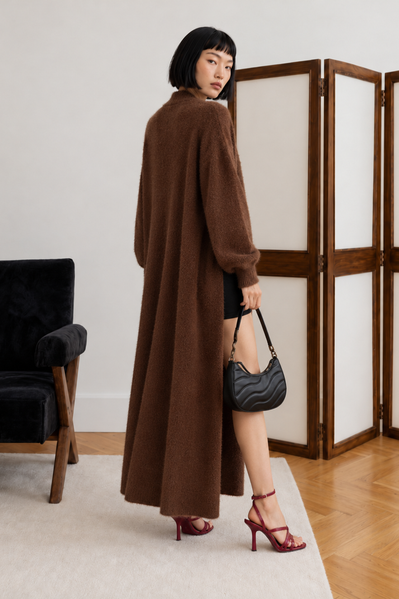 MY FASHION Açık Ön Normal Kalıp Hırka 3
