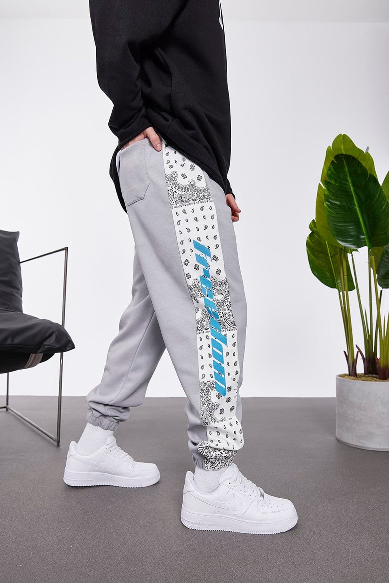 NOMARC Etnik Desenli Jogger Pantolon 3