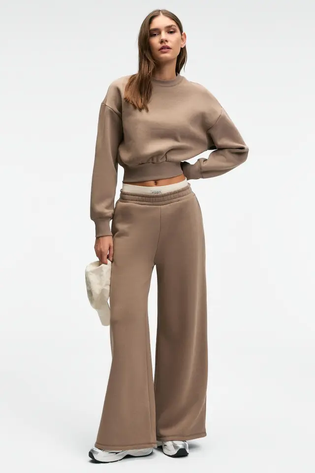 GRIMELANGE Oversized Wide Leg Joggers
