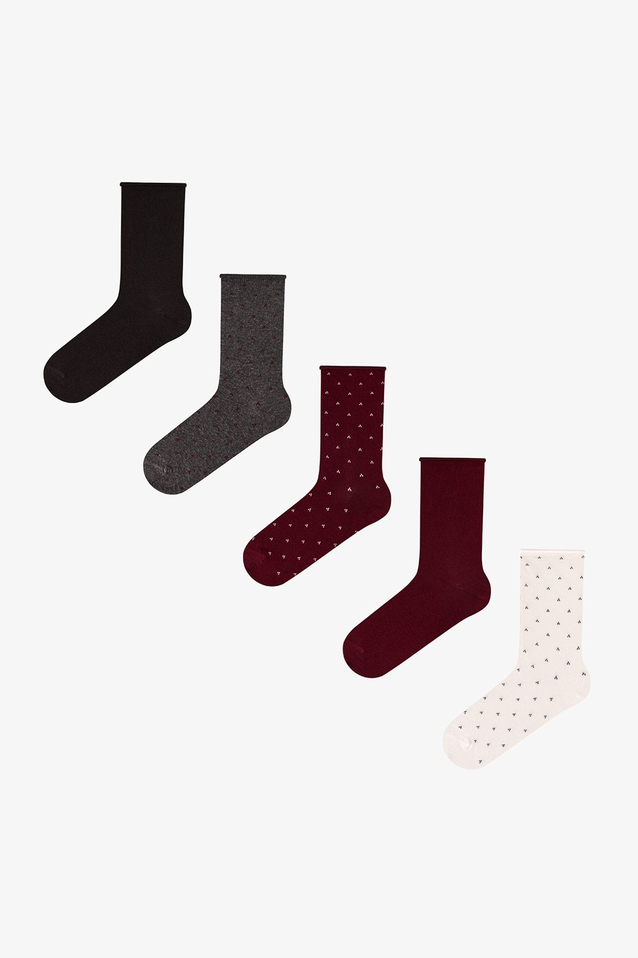 PENTI Tiny Heart 2-Pack Crew Socks 1